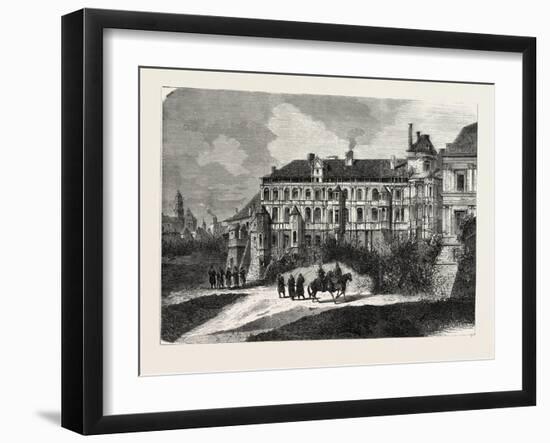 Franco-Prussian War: the Chateau De Blois 1870-null-Framed Giclee Print