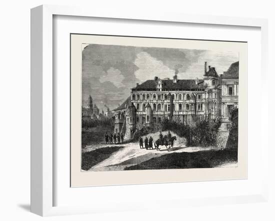 Franco-Prussian War: the Chateau De Blois 1870-null-Framed Giclee Print