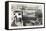 Franco-Prussian War: View of the Soap Factory in Le Bourget During their Occupation 11-3 Clock in t-null-Framed Premier Image Canvas