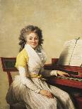 Portrait of Mademoiselle Duplant at Piano-Francois-Andre Vincent-Giclee Print