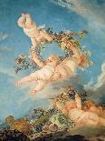 Vulcan Presenting Venus with Arms for Aeneas-Francois Boucher-Giclee Print