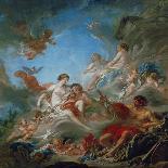 La Lecon De Musique Painting by Francois Boucher (1703-1770). 18Th Century. Paris. Musee Cognacq Ja-Francois Boucher-Giclee Print