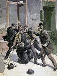 The Arrest of Ravachol, 1892-Francois Claudius Koeningstein-Premier Image Canvas