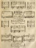 Page from a Didactic Treatise on the Study of the Music Dictation-Francois Couperin-Framed Giclee Print