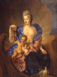 Madame Jean De Julienne, 1722 (Oil on Canvas)-Francois de Troy-Framed Giclee Print