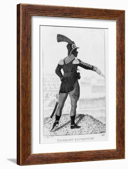 Francois Dominique Toussaint-Louverture, Haitian Revolutionary Leader, 1802-John Kay-Framed Giclee Print