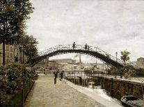 Le canal Saint Martin-François Firmin-Girard-Mounted Giclee Print