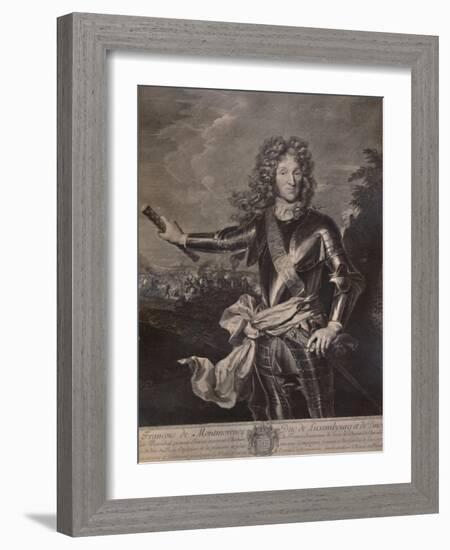 Francois Henri de Montmorency-Boutteville, Duke of Luxembourg, French general, c17th century (1894)-Cornelis Vermeulen-Framed Giclee Print