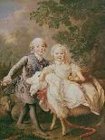 French Kings to Be: Louis XVI and Louis XVIII as Babies-Francois Hubert Drouais-Art Print