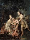 French Kings to Be: Louis XVI and Louis XVIII as Babies-Francois Hubert Drouais-Art Print