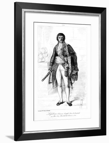 Francois Joseph Lefebvre (1755-182), Duc De Dantzig, 1839-Francois Pigeot-Framed Giclee Print