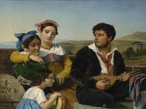 Leon Suys and His Two Sisters, 19Th Century (Oil on Canvas)-Francois Joseph Navez-Giclee Print