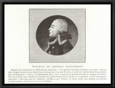 Francois Joseph Westermann, French Politician and General of the French  Revolutionary Wars' Giclee Print | Art.com