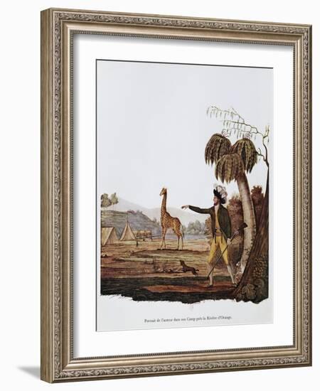 Francois Le Vaillant at the Camp Along the Orange River-Francois Le Vaillant-Framed Giclee Print