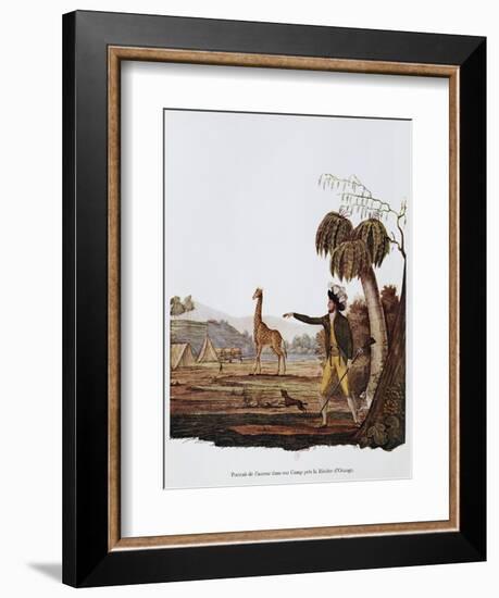 Francois Le Vaillant at the Camp Along the Orange River-Francois Le Vaillant-Framed Giclee Print