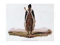 Hottentot Man, Engraving from Travels into Interior of Africa Via Cape of Good Hope-Francois Le Vaillant-Giclee Print