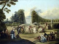 Ball in the Tivoli Gardens, Paris - Peinture De Francois Louis Joseph Watteau (1758-1823), 1799 - O-Francois Louis Joseph Watteau-Giclee Print