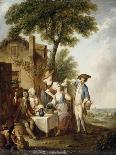 La Procession de Lille-François Louis Joseph Watteau-Framed Giclee Print