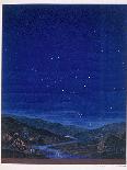 Nocturnal Landscape, Illustration from Rudyard Kipling's 'Kim', 1930-Francois-Louis Schmied-Framed Giclee Print