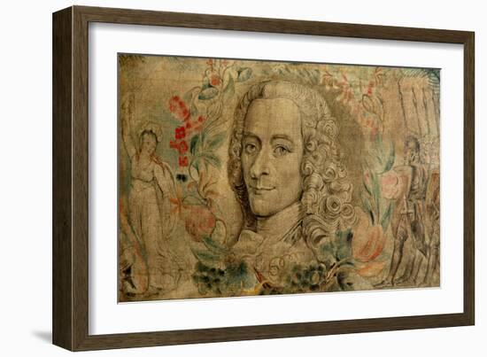 Francois Marie Arouet De Voltaire, C.1800-William Blake-Framed Giclee Print