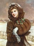 A Winter Beauty by Francois Martin-Kavel-Francois Martin-kavel-Framed Giclee Print