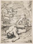 The Death of Abel, Late 1630s-Early 1640s-Francois Perrier-Giclee Print