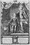 Queen Marie de Medicis and Louis XIII as a Child, Engraved by Nicolas de Mathoniere-Francois Quesnel-Framed Giclee Print