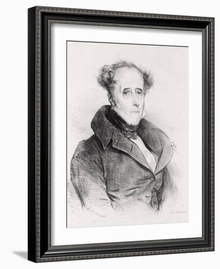 Francois-Rene, Vicomte De Chateaubriand, Engraved by Lemercier-Achille Deveria-Framed Giclee Print