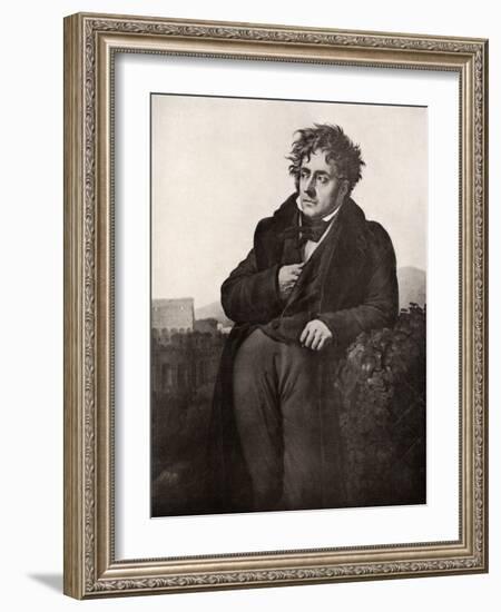 Francois-Rene, Vicomte De Chateaubriand, French Writer and Diplomat, Early 19th Century-Anne-Louis Girodet de Roussy-Trioson-Framed Giclee Print