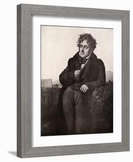 Francois-Rene, Vicomte De Chateaubriand, French Writer and Diplomat, Early 19th Century-Anne-Louis Girodet de Roussy-Trioson-Framed Giclee Print