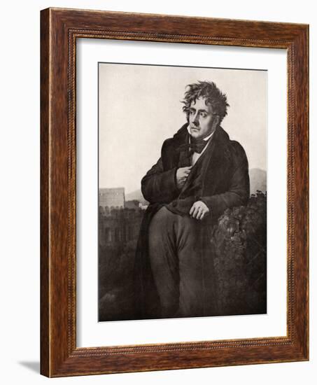 Francois-Rene, Vicomte De Chateaubriand, French Writer and Diplomat, Early 19th Century-Anne-Louis Girodet de Roussy-Trioson-Framed Giclee Print