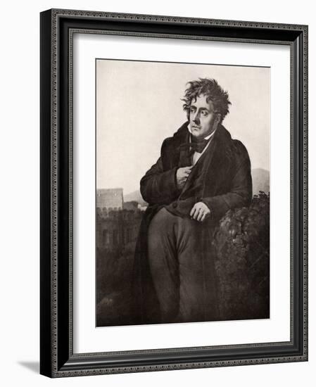 Francois-Rene, Vicomte De Chateaubriand, French Writer and Diplomat, Early 19th Century-Anne-Louis Girodet de Roussy-Trioson-Framed Giclee Print