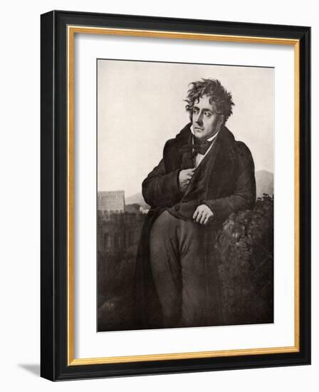 Francois-Rene, Vicomte De Chateaubriand, French Writer and Diplomat, Early 19th Century-Anne-Louis Girodet de Roussy-Trioson-Framed Giclee Print