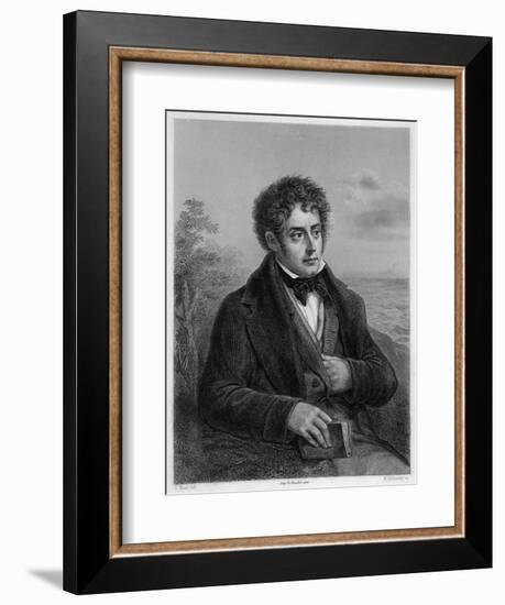 Francois-Rene Vicomte De Chateaubriand French Writer of Romantic Leanings-Delanoy-Framed Art Print