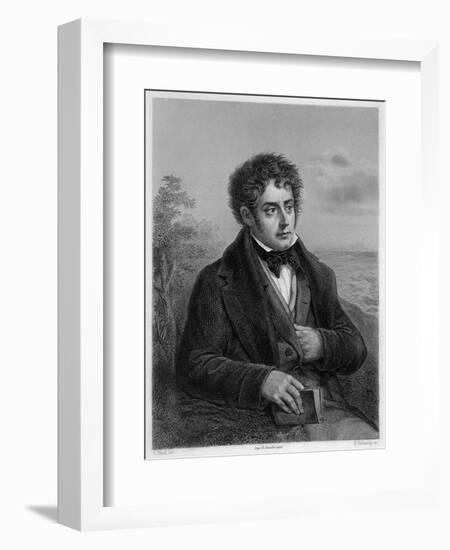 Francois-Rene Vicomte De Chateaubriand French Writer of Romantic Leanings-Delanoy-Framed Art Print