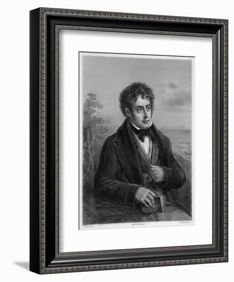 Francois-Rene Vicomte De Chateaubriand French Writer of Romantic Leanings-Delanoy-Framed Art Print