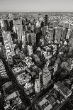 Black & White Aerial View of Nyc. Vertical New York.-Francois Roux-Photographic Print