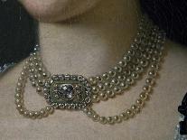 Portrait of Maria Luisa of Bourbon (San Ildefonso, 1782- Rome, 1824), Detail of Pearl Necklace-Francois-xavier Fabre-Giclee Print