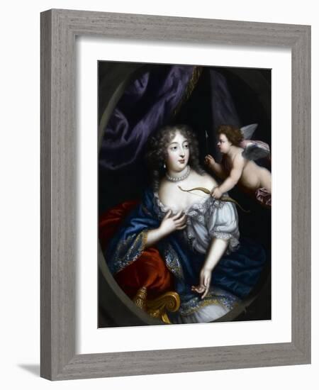 Françoise-Athénaïs De Rochechouart, Marquise De Montespan (1640-170)-Pierre Mignard-Framed Giclee Print