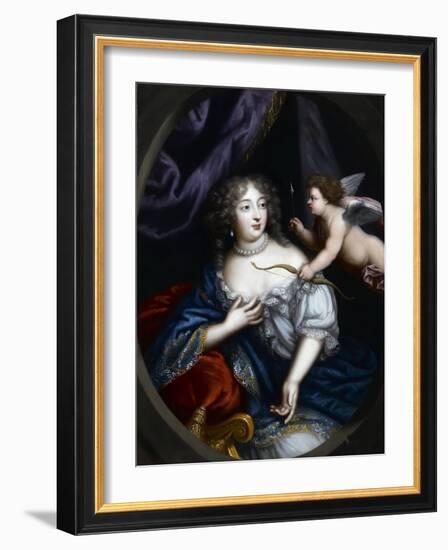 Françoise-Athénaïs De Rochechouart, Marquise De Montespan (1640-170)-Pierre Mignard-Framed Giclee Print