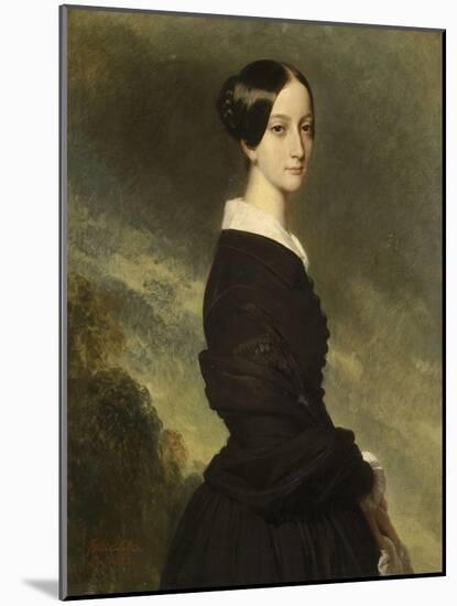 Françoise-Caroline de Bourbon Bragance, princesse du Brésil, princesse de Joinville, 1844-Franz Xaver Winterhalter-Mounted Giclee Print