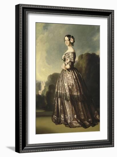 Françoise-Caroline-Jeanne-Raphaëlle de Bourbon-Bragance, princesse du Brésil, princesse de-Franz Xaver Winterhalter-Framed Giclee Print