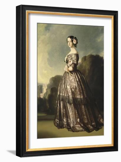 Françoise-Caroline-Jeanne-Raphaëlle de Bourbon-Bragance, princesse du Brésil, princesse de-Franz Xaver Winterhalter-Framed Giclee Print