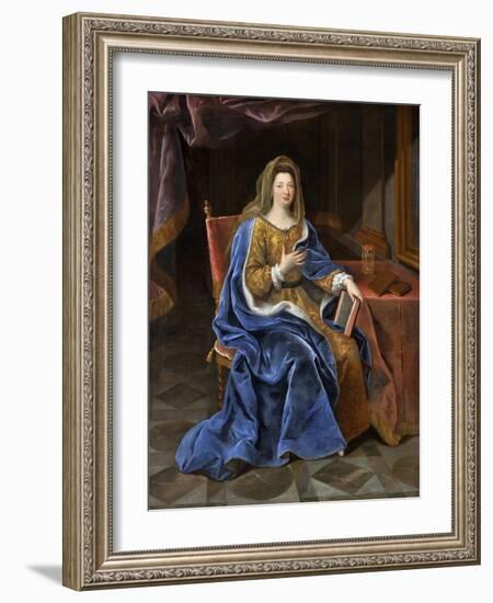 Françoise D'Aubigné, Marquise De Maintenon (1635-171)-Pierre Mignard-Framed Giclee Print