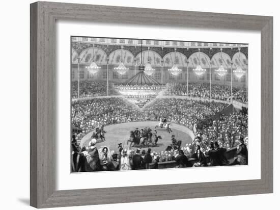 Franconi's Circus, Lami-Eugene Lami-Framed Art Print