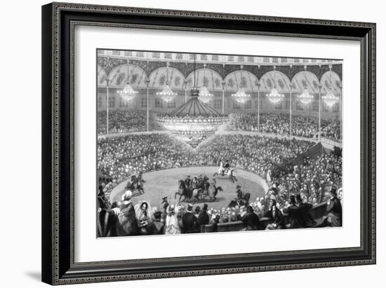 Franconi's Circus, Lami-Eugene Lami-Framed Art Print