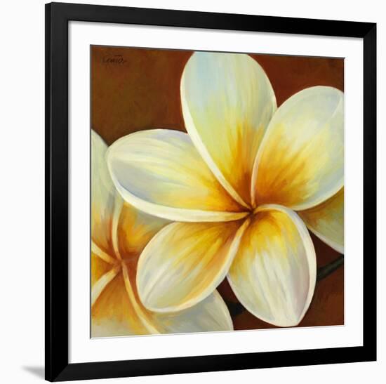 Frangipani I-Clunia-Framed Art Print