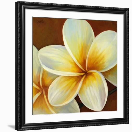 Frangipani I-Clunia-Framed Art Print