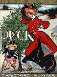 Puck Christmas 1899-Frank A. Nankivel-Framed Art Print