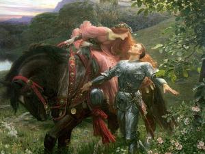 La Belle Dame Sans Merci, Exh.1902 by Frank Bernard Dicksee